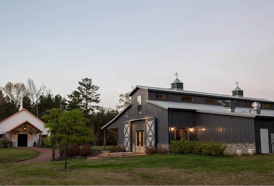 Barn-style event center and chapel in Liberty Hill, Texas