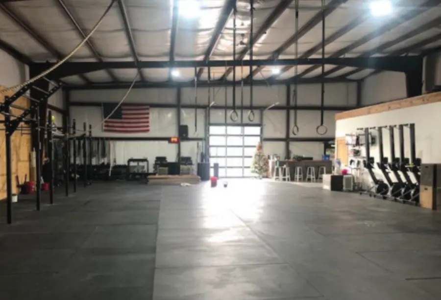 Interior of a fitness center gym in San Antonio, Texas
